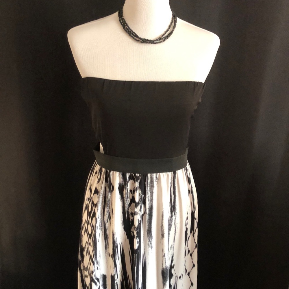 Strapless Full Length Dress